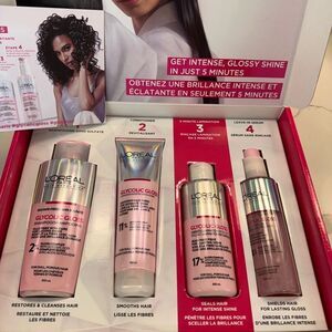 L'Oreal Glycolic Gloss Hair Care Set